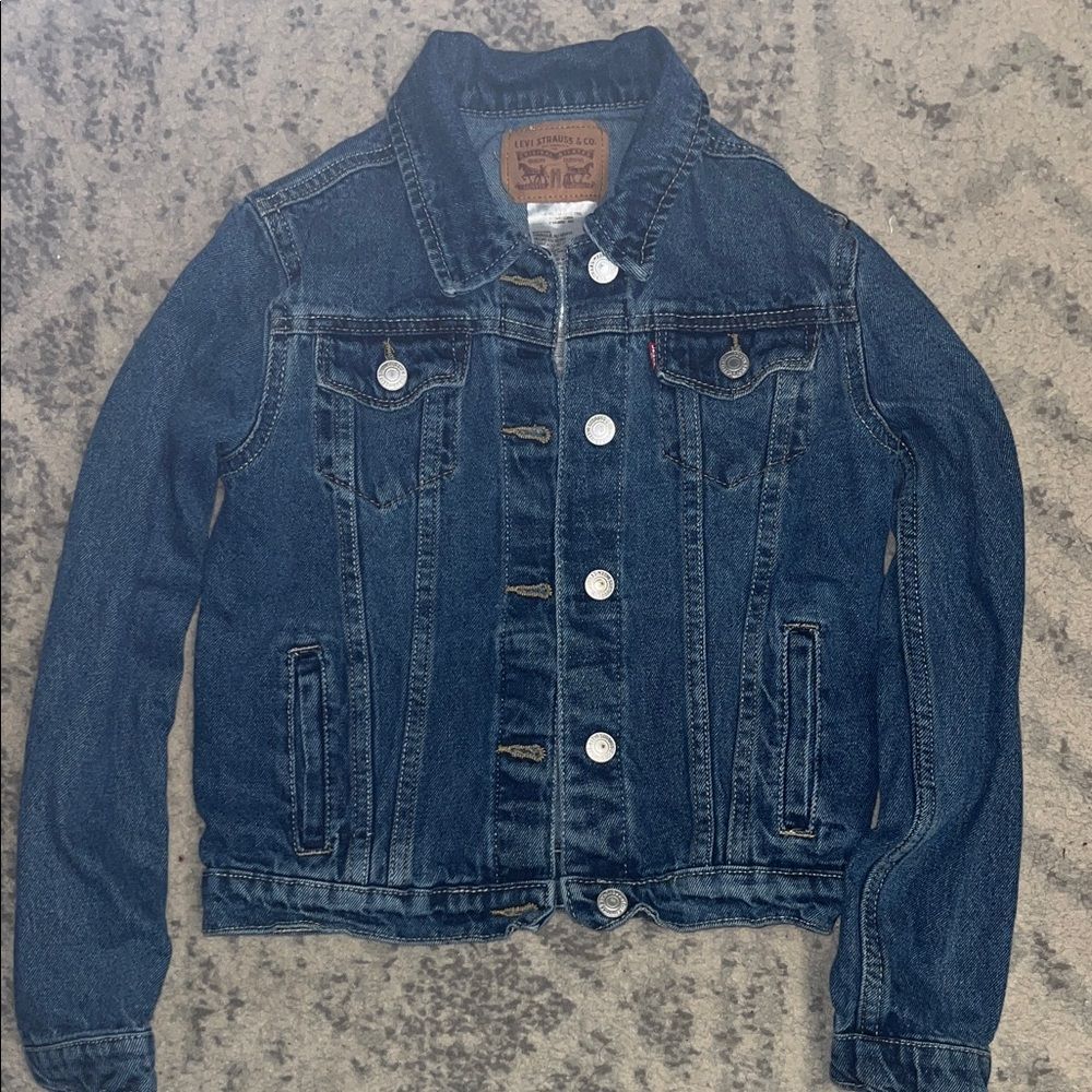Levi Strauss Co. Kid Sz Large Denim Jacket Ages 12-13 #levis #boho #classic